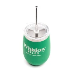 Accessories Whiskey Helps™ 12oz Tumbler - Green -Fashion Trend Clothing Store GS4790 WhiskeyHelps 12ozTumbler Green 011822 004