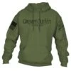 Grumpy Old Vet Hoodie - Military Green -Fashion Trend Clothing Store GS4803 Grumpy Old Vet Hoodie STANDARD WEB READY 2021FRONT