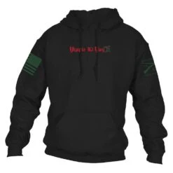 Yippee Ki Yay 2.0 Hoodie - Black -Fashion Trend Clothing Store GS4840 YippeeKiYay2 0Hoodie STANDARD WEB READY front