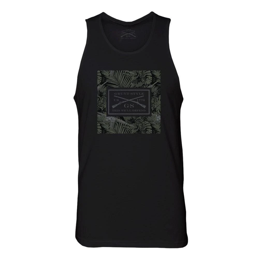 Men's Death Flower Logo Tank - Black 3 Men's Death Flower Logo Tank - Black