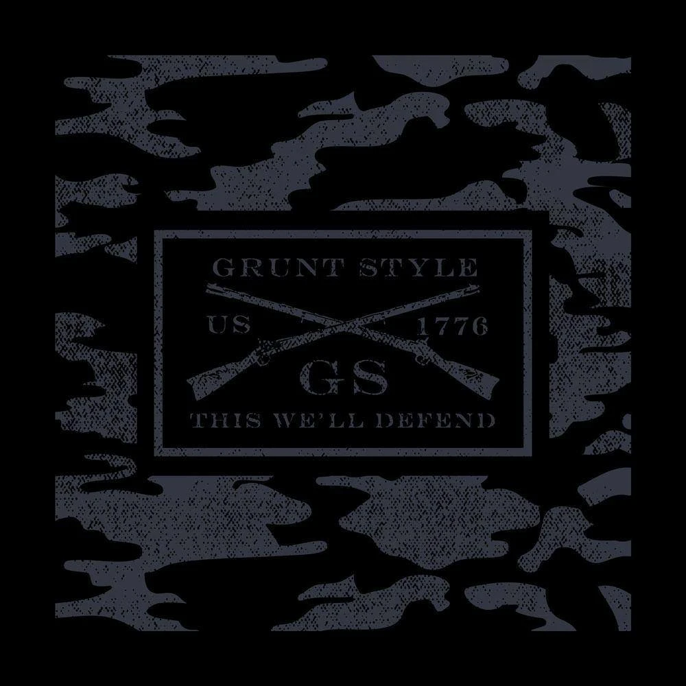 Women'sGrunt Style Logo Flowy Tank - Black Camo 8 Women'sGrunt Style Logo Flowy Tank - Black Camo - Image 6