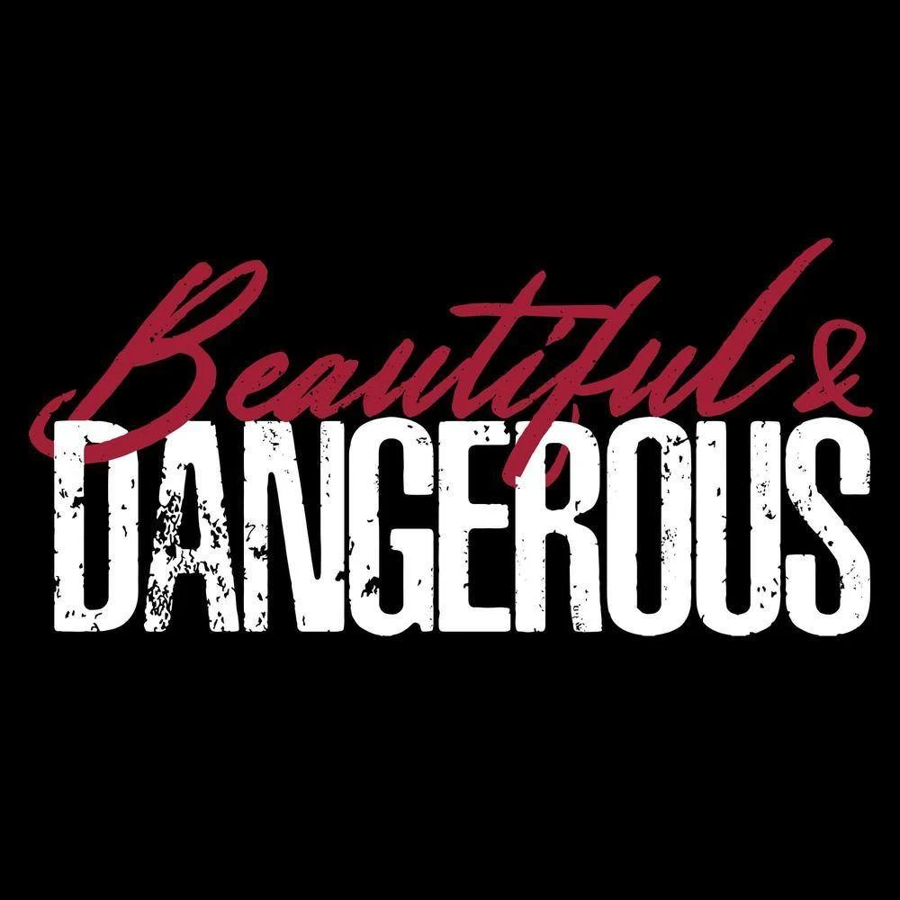 Women's Beautiful & Dangerous T-Shirt - Black 6 Women's Beautiful & Dangerous T-Shirt - Black - Image 4