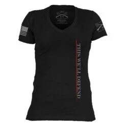 Women's Second Amendment 2.0 V-Neck - Black -Fashion Trend Clothing Store GS4939 SecondAmendment2.0 Women s STANDARD WEB READY 2021front min