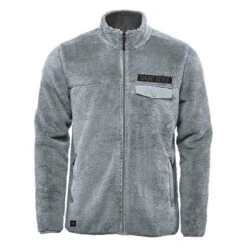 Men's Sherpa Full-Zip - Gray -Fashion Trend Clothing Store GS4945 GruntStyleSherpaFull Zip Gray