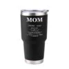 Accessories Mom Defined 30oz Tumbler - Black -Fashion Trend Clothing Store GS4954 MomDefined Black30ozTumblerFRONT min