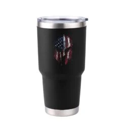 Accessories Drink Up 30 Oz. Tumbler Bundle - 2 Pack 10 Accessories Drink Up 30 Oz. Tumbler Bundle - 2 Pack -Fashion Trend Clothing Store GS4957 AmericanSpartan2.0 Black30ozTumblerFRONT