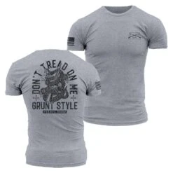 Don't Tread On Me 2A T-Shirt - Dark Heather Gray