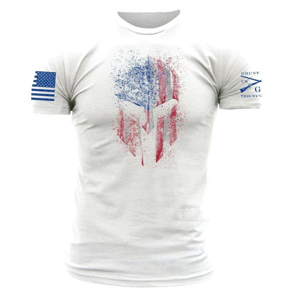 American Spartan 2.0 T-Shirt - White 3 American Spartan 2.0 T-Shirt - White