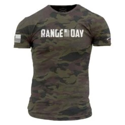 Men's Range Day T-Shirt - Woodland Camo