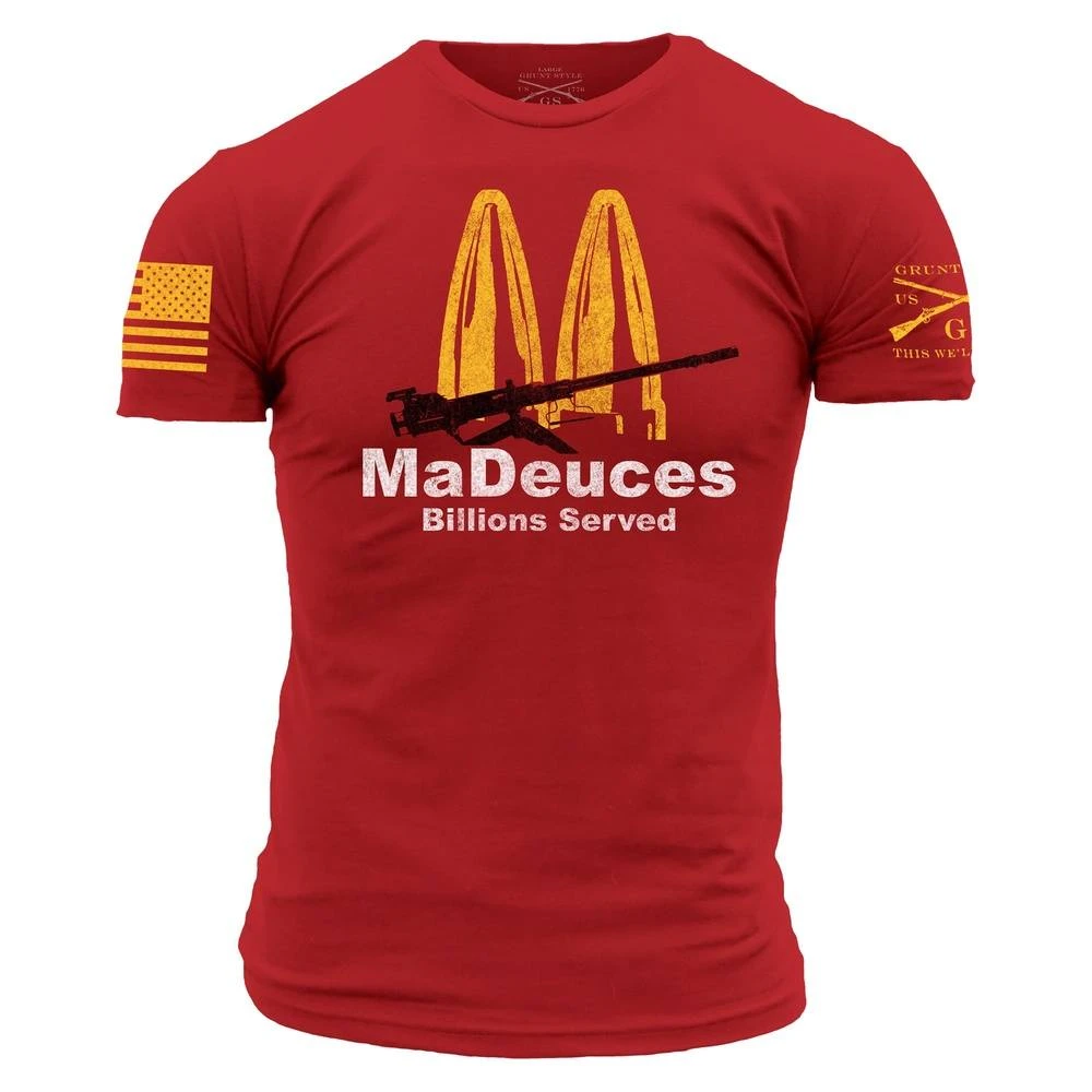 MaDeuces T-Shirt - Red 3 MaDeuces T-Shirt - Red