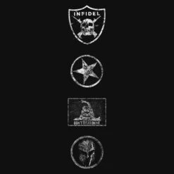 Grunt Style Patch Full-Zip Hoodie - Black -Fashion Trend Clothing Store GS5081 Grunt Style Patch Full Zip Hoodie Black WEB READY LS ART