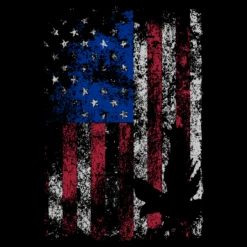 Freedom Flag Full-Zip Hoodie - Black -Fashion Trend Clothing Store GS5085 FreedomFlagFull ZipHoodie Black WEB READYBACKART