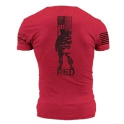 R.E.D. All Forces T-Shirt - Red -Fashion Trend Clothing Store GS5110 R.E.D.AllForces Red STANDARD WEB READY 2021back min