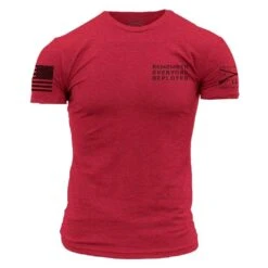 R.E.D. All Forces T-Shirt - Red -Fashion Trend Clothing Store GS5110 R.E.D.AllForces Red STANDARD WEB READY 2021front min