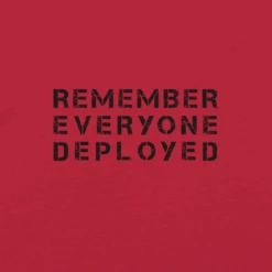 R.E.D. All Forces T-Shirt - Red -Fashion Trend Clothing Store GS5110 R.E.D.AllForces Red STANDARD WEB READY 2021frtartonly min