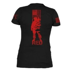 Women's R.E.D. All Forces V-Neck - Black -Fashion Trend Clothing Store GS5112 Women sR.E.D.AllForces STANDARD WEB bkREADY 2021bk min