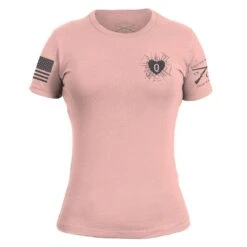 Women's Heart And Soul Of A Warrior T-Shirt - Desert Pink -Fashion Trend Clothing Store GS5172 HeartandSoulofaWarrior DesertPink STANDARD WEB READY front min