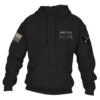 Name Tape Hoodie - Black -Fashion Trend Clothing Store GS5178 Grunt Style Name Tape Hoodie Black WEB READY FRONT