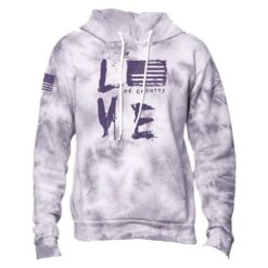 Women's Love Of Country Hoodie - Purple Haze Wash -Fashion Trend Clothing Store GS5184 LoveofCountryHoodie PurpleHazeWash STANDARD WEB READY front