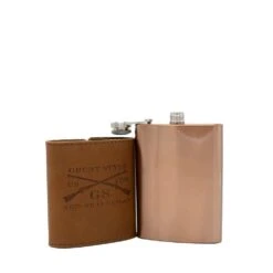 Accessories Leather Wrapped Flask -Fashion Trend Clothing Store GS5188 GruntStyleLeatherWrappedFlask 045