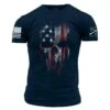 American Reaper 2.0 T-Shirt - Midnight Navy -Fashion Trend Clothing Store GS5206 AmericanReaper2.0 MidnightNavy STANDARD WEB READY front