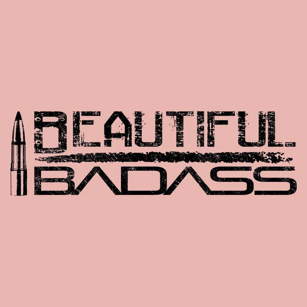 Women's Beautiful Badass Cropped T-Shirt - Desert Pink 9 Women's Beautiful Badass Cropped T-Shirt - Desert Pink - Image 7