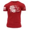 Goes Down All Night Tee - Red 2 Goes Down All Night Tee - Red -Fashion Trend Clothing Store GS5238 GoesDownAllNight STANDARD WEB READYFront