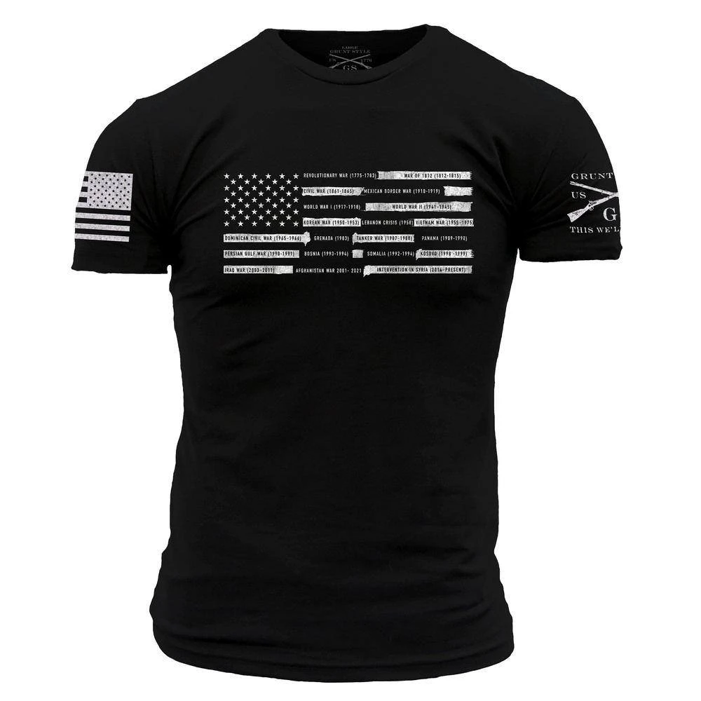 War Flag T-Shirt - Black 3 War Flag T-Shirt - Black