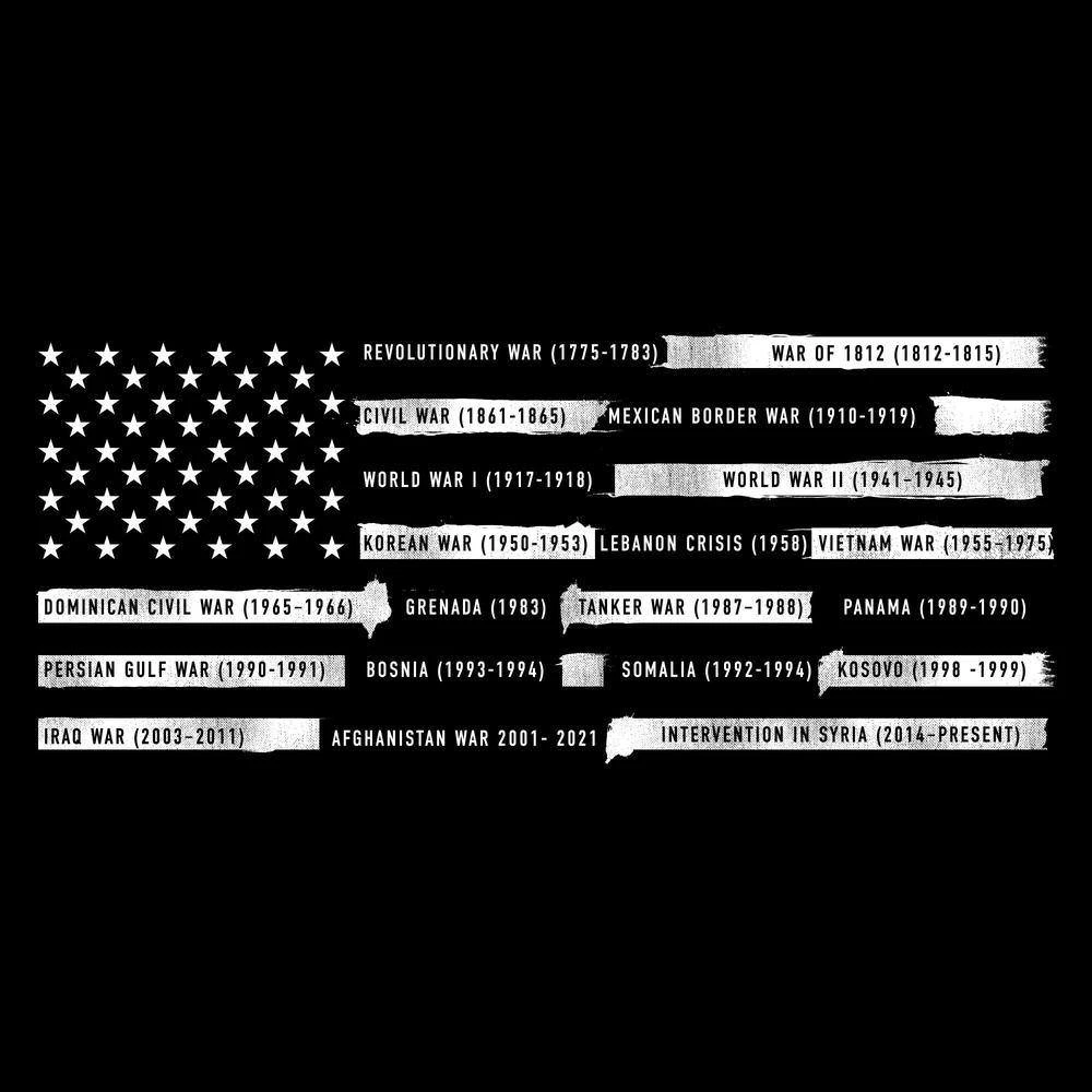 War Flag T-Shirt - Black 4 War Flag T-Shirt - Black - Image 2