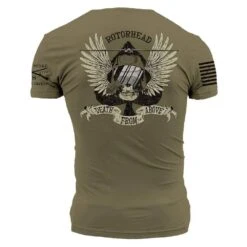 Death From Above T-Shirt - Military Green -Fashion Trend Clothing Store GS5284 DeathFromAbove WEB READYBACK