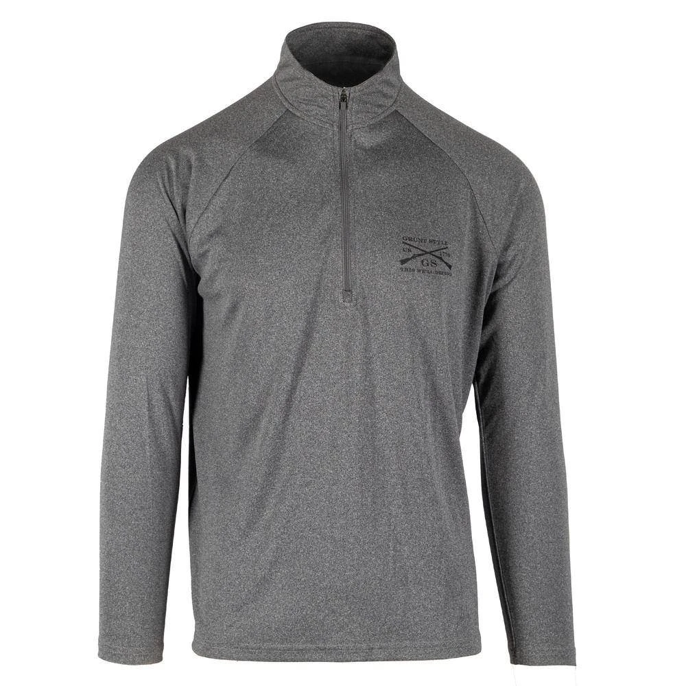Men's 1/4 Zip - Heather Gray 7 Men's 1/4 Zip - Heather Gray - Image 5