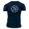 76 We The People T-Shirt - Midnight Navy 1 76 We The People T-Shirt - Midnight Navy -Fashion Trend Clothing Store GS5329 76WeThePeople MidnightNavy STANDARD WEB READY front min