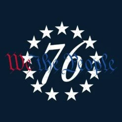 76 We The People T-Shirt - Midnight Navy -Fashion Trend Clothing Store GS5329 76WeThePeople MidnightNavy STANDARD WEB READY frontArt min