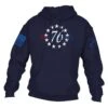 76 We The People Hoodie - Navy -Fashion Trend Clothing Store GS5377 76WeThePeopleHoodie Navy STANDARD WEB READY front