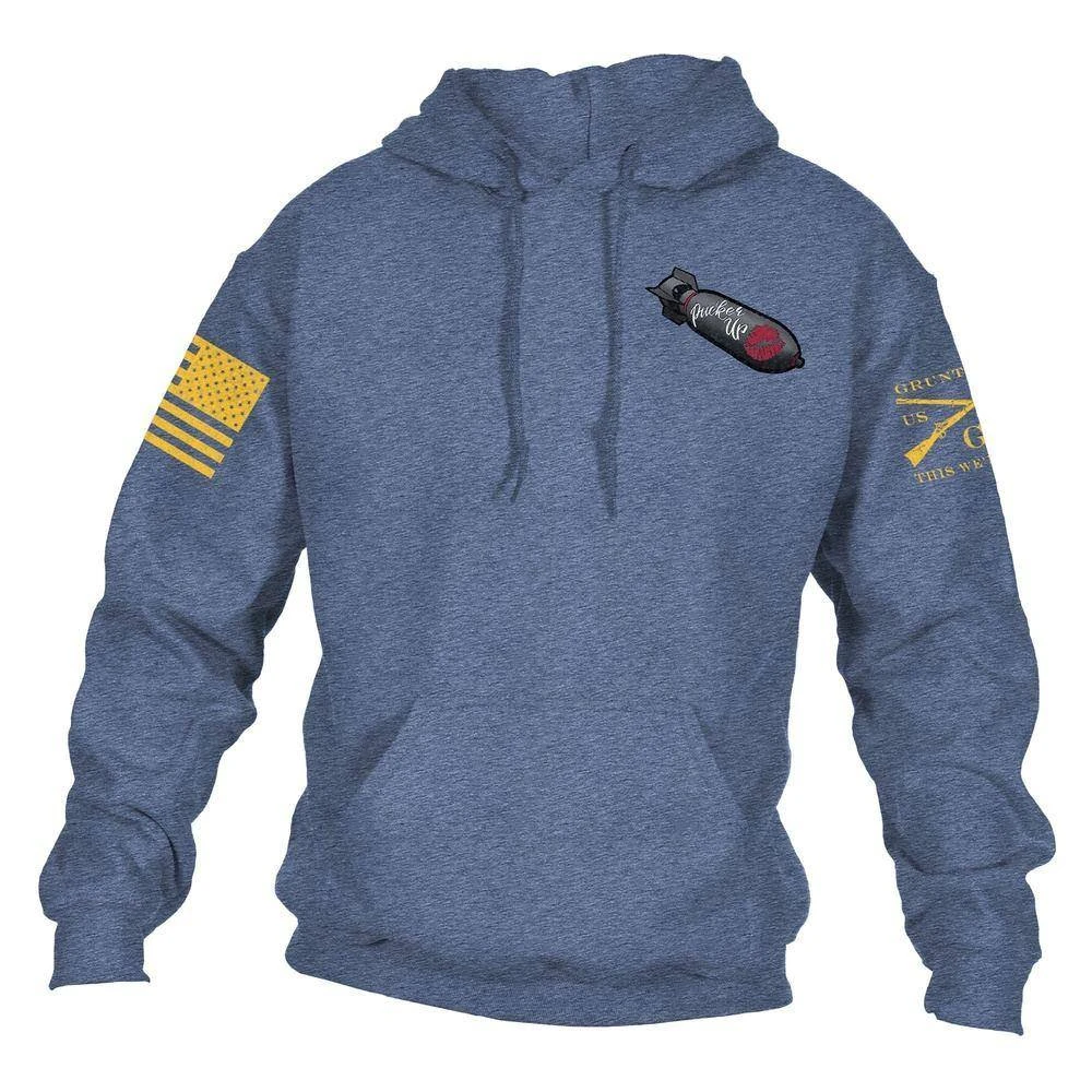 Kiss My Arsenal Hoodie - Indigo 8 Kiss My Arsenal Hoodie - Indigo - Image 6