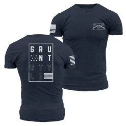 Stars And Stripes Logo T-Shirt - Navy