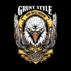 Easy Rider Eagle T-Shirt - Black -Fashion Trend Clothing Store GS5406 GruntStyleEasyRiderEagle STANDARD WEB READY 2022backart