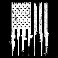 Rifle Flag Pocket T-Shirt - Black Heather -Fashion Trend Clothing Store GS5415 RifleFlagBlackHeatherPocketTee STANDARD WEB READY BACKART