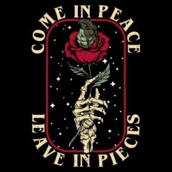 Women's Death Rose T-Shirt - Black 15 Women's Death Rose T-Shirt - Black -Fashion Trend Clothing Store GS5470 Women sDeathRose BackArt