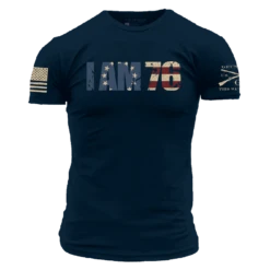 I AM 76 T-Shirt - Midnight Navy