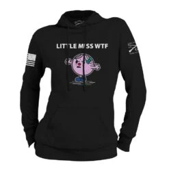 Women's WTF Hoodie - Black -Fashion Trend Clothing Store GS5503 Women s W.T.F. Hoodie Black STANDARD WEB READY 2022FRONT