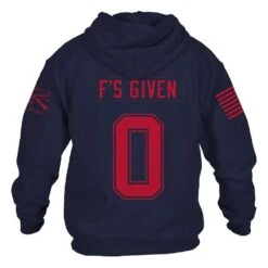 Zero F's Given Hoodie - Navy 15 Zero F's Given Hoodie - Navy -Fashion Trend Clothing Store GS5515 Zero F s Given Hoodie back WEB READY