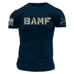 BAMF T-Shirt - Midnight Navy -Fashion Trend Clothing Store GS5603 BAMFMen sTee MidnightNavy WEB READY Front