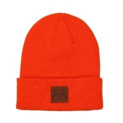 Accessories Cuffed Beanie - Safety Orange -Fashion Trend Clothing Store GS5656 GSSafetyOrangeCuffedBeanie STANDARD WEB READY 2022 001