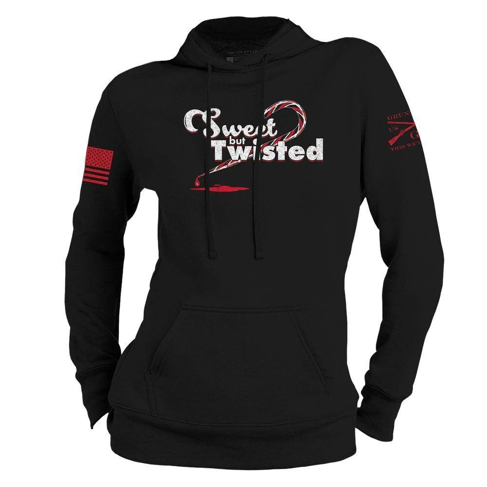 Women's Sweet But Twisted Hoodie - Black 4 Women's Sweet But Twisted Hoodie - Black - Image 2