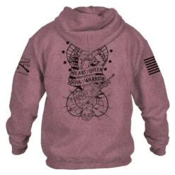 Women's Heart And Soul Of A Warrior Hoodie - Heather Maroon 12 Women's Heart And Soul Of A Warrior Hoodie - Heather Maroon -Fashion Trend Clothing Store GS5691 HeartandSoulofaWarriorWomen sHoodie HeatherMaroon WEB READY BACK