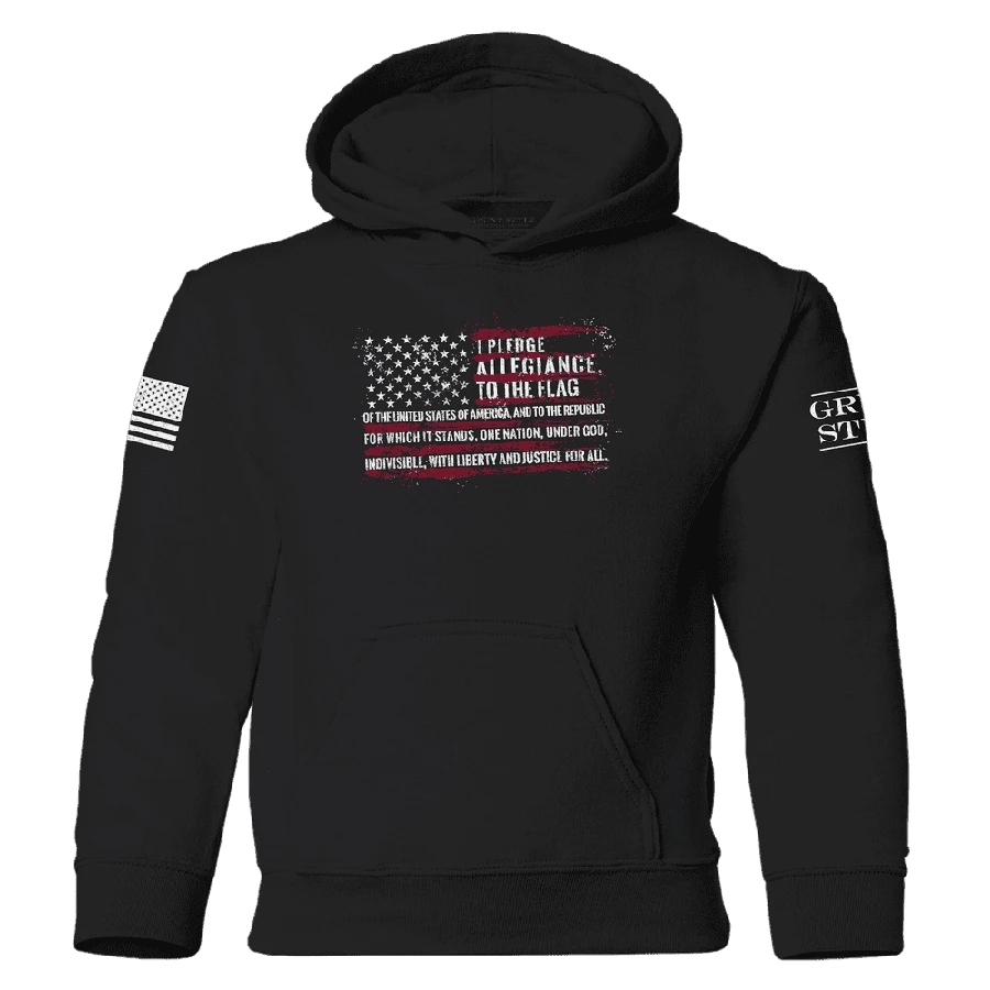 Youth Pledge Hoodie - Black 4 Youth Pledge Hoodie - Black - Image 2