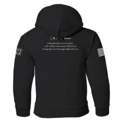 Youth Kid Defined Hoodie - Black -Fashion Trend Clothing Store GS5695 KidDefinedYouthHoodie Black WEB READY Back