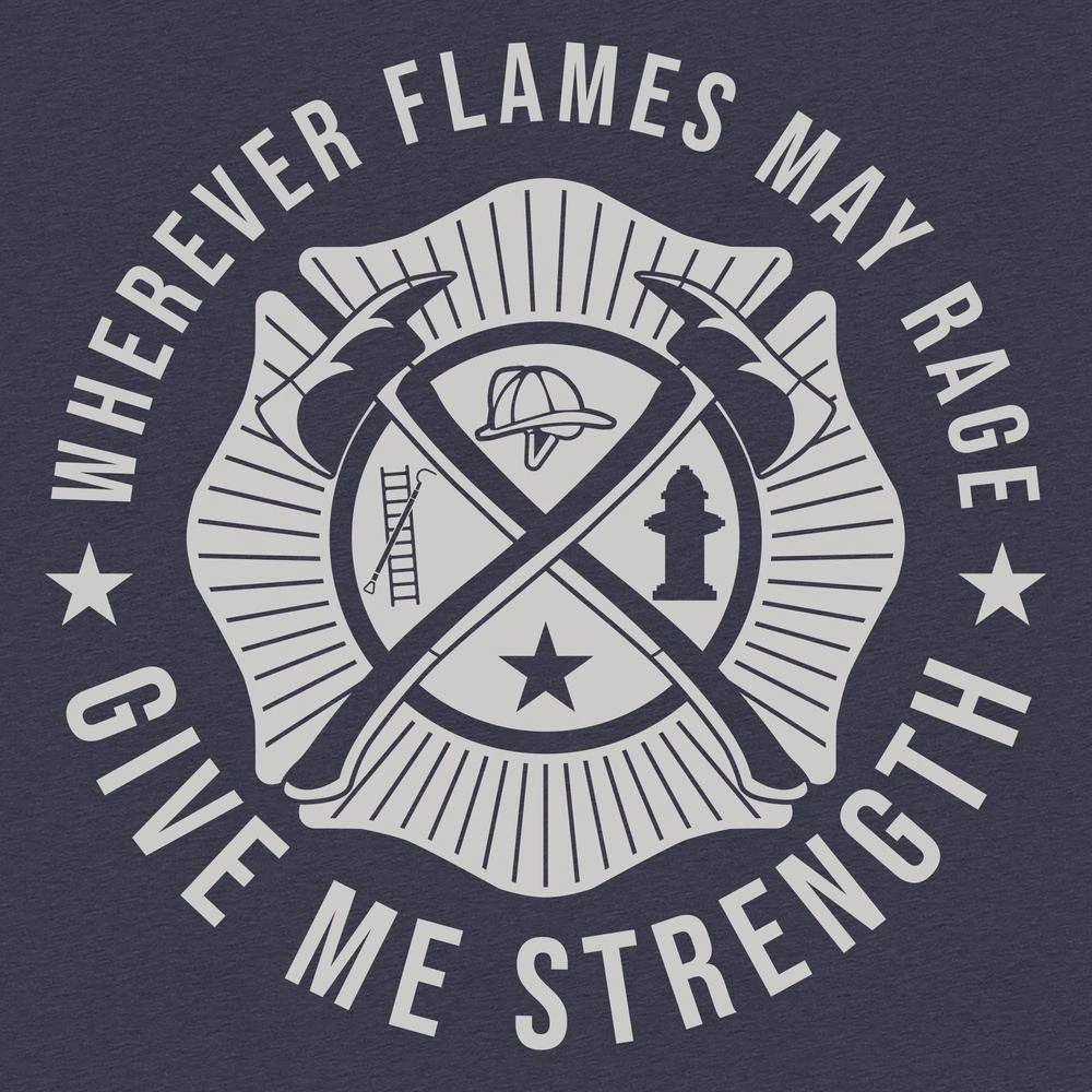 Women's Wherever Flames May Rage Slim Fit T-Shirt - Midnight Navy 12 Women's Wherever Flames May Rage Slim Fit T-Shirt - Midnight Navy - Image 10