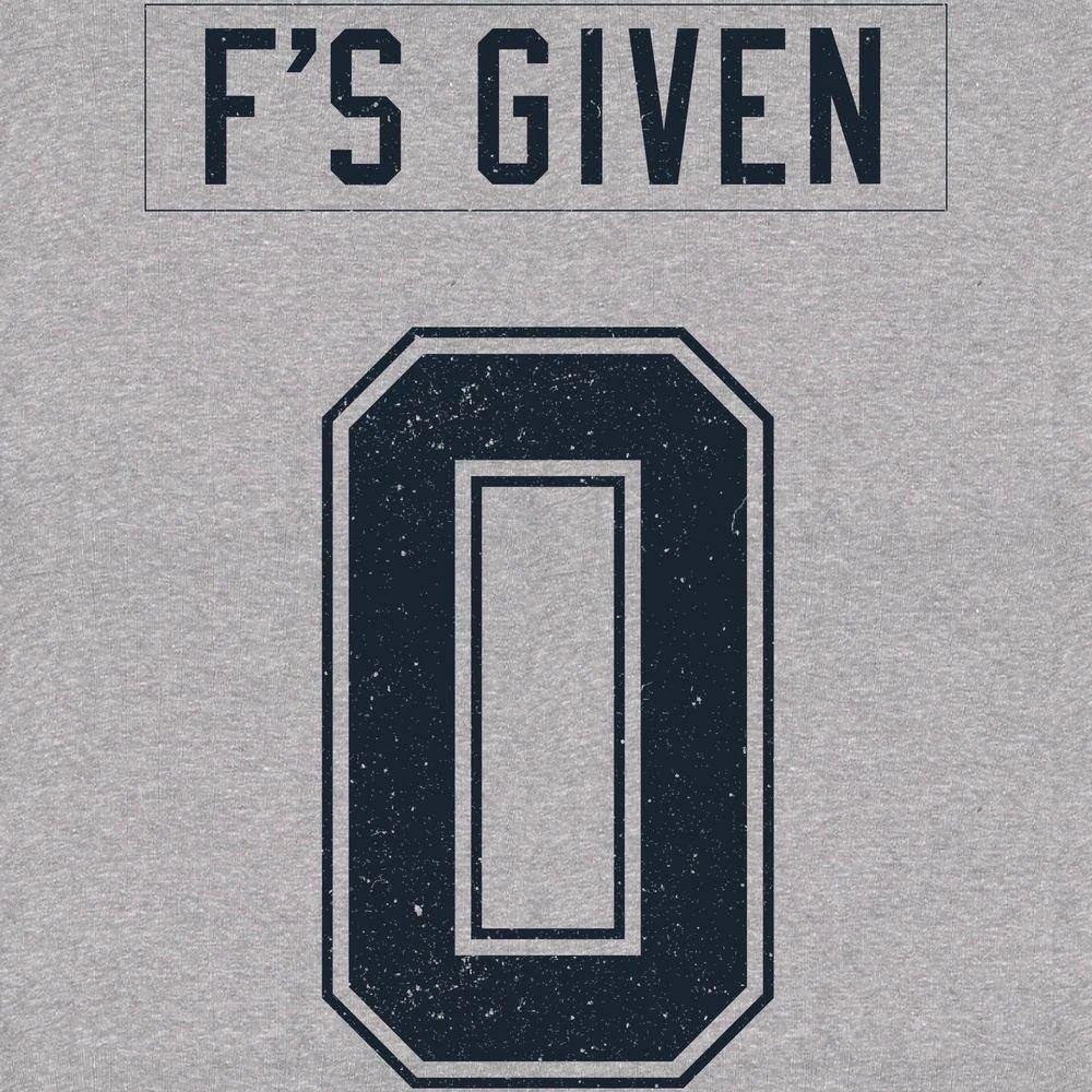 Zero F's Given Hoodie - Sport Grey 7 Zero F's Given Hoodie - Sport Grey - Image 5